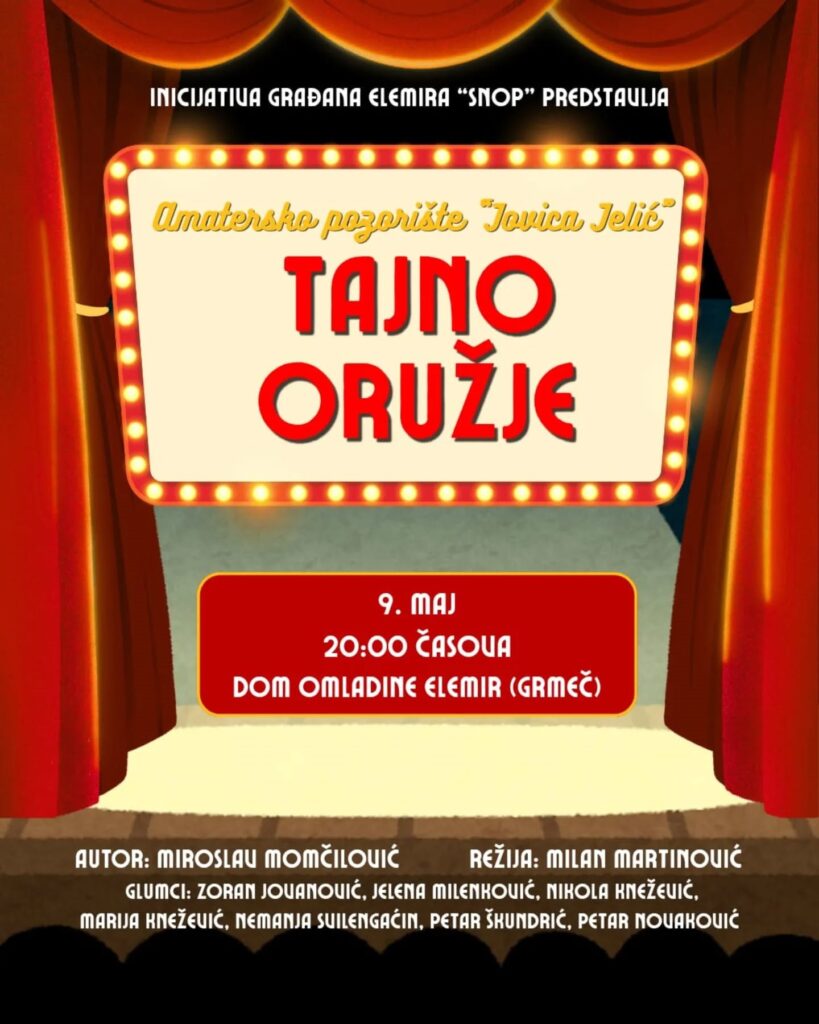 Elemir - želeli su u pozorište i doveli su ga u svoje selo